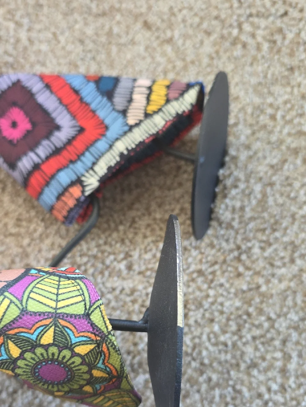 Metal Candle Holders - African Girl Stylish Tea Light Holders -  Set Of   2